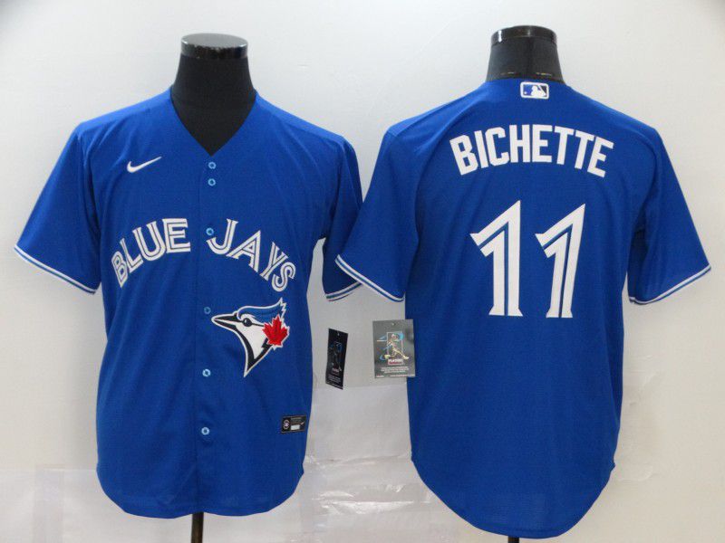 Men Toronto Blue Jays #11 Bichette Blue Nike Game MLB Jerseys